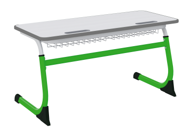 Парта SMARTY двухместная регулируемая по высоте 3-5 г.р.